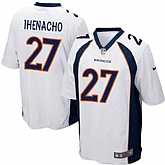 Nike Men & Women & Youth Broncos #27 Ihenacho White Team Color Game Jersey,baseball caps,new era cap wholesale,wholesale hats